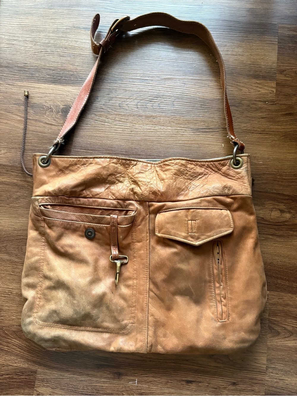 Upcycled Leather Jacket Bag Kilner Goods